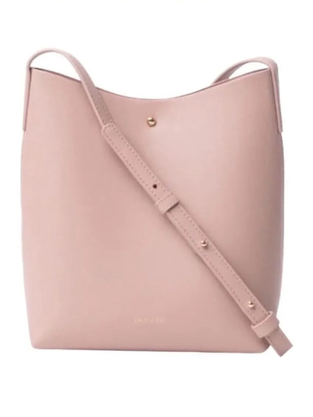 ANTHROPOLOGIE SAMARA blush pink medium adjustable shoulder bag